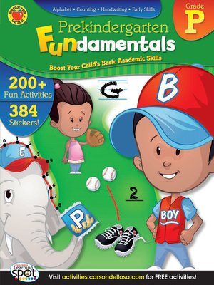 cover image of Prekindergarten Fundamentals, Grade PK